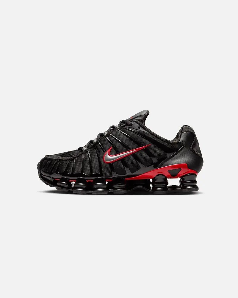 Nike Shox Tl "Black Red" Black/Metallic Silver 1