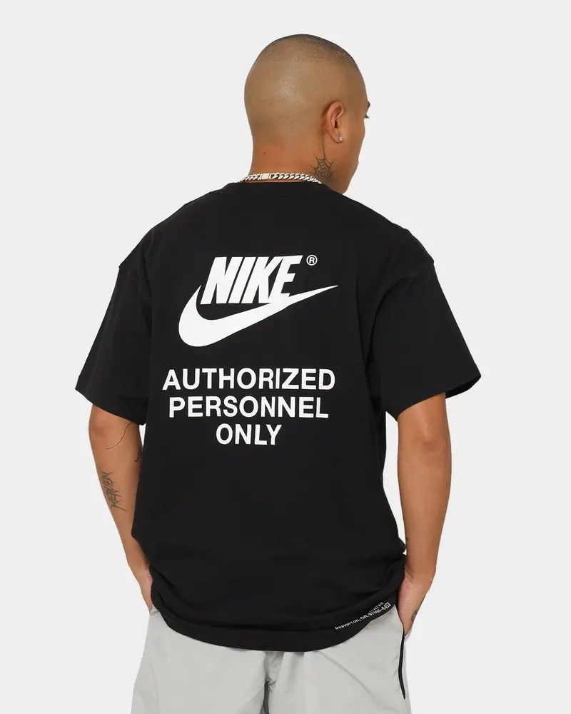 Nike Sportswear Authorized Personnel T-Shirt Black 1
