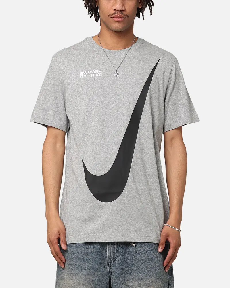 Nike Sportswear Big Swoosh T-Shirt Dark Grey Heather 1