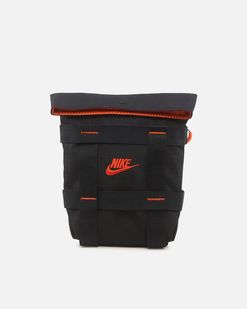 Nike Sportswear Cargo Crossbody Bag (3L) Black/Black/Orange 1