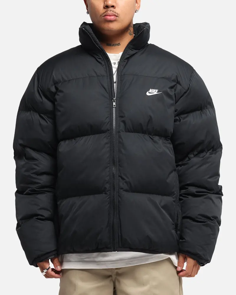 Nike Sportswear Club Puffer Jacket Black/White 1