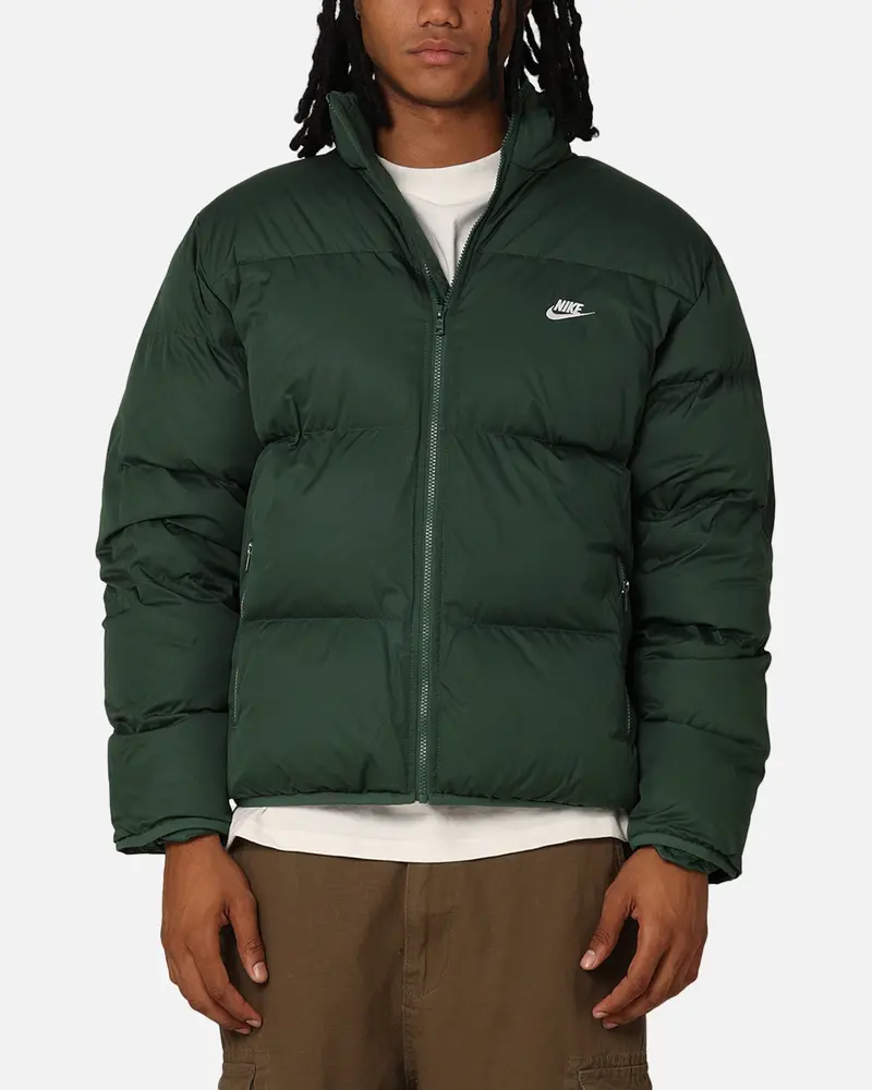 Nike Sportswear Club Puffer Jacket Fir/White 1