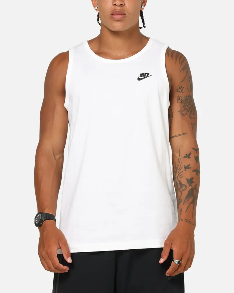 Nike Sportswear Club Tank White/Black 1