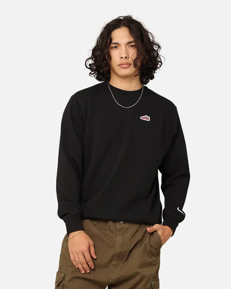 Nike Sportswear French Terry Crewneck Black/White 1