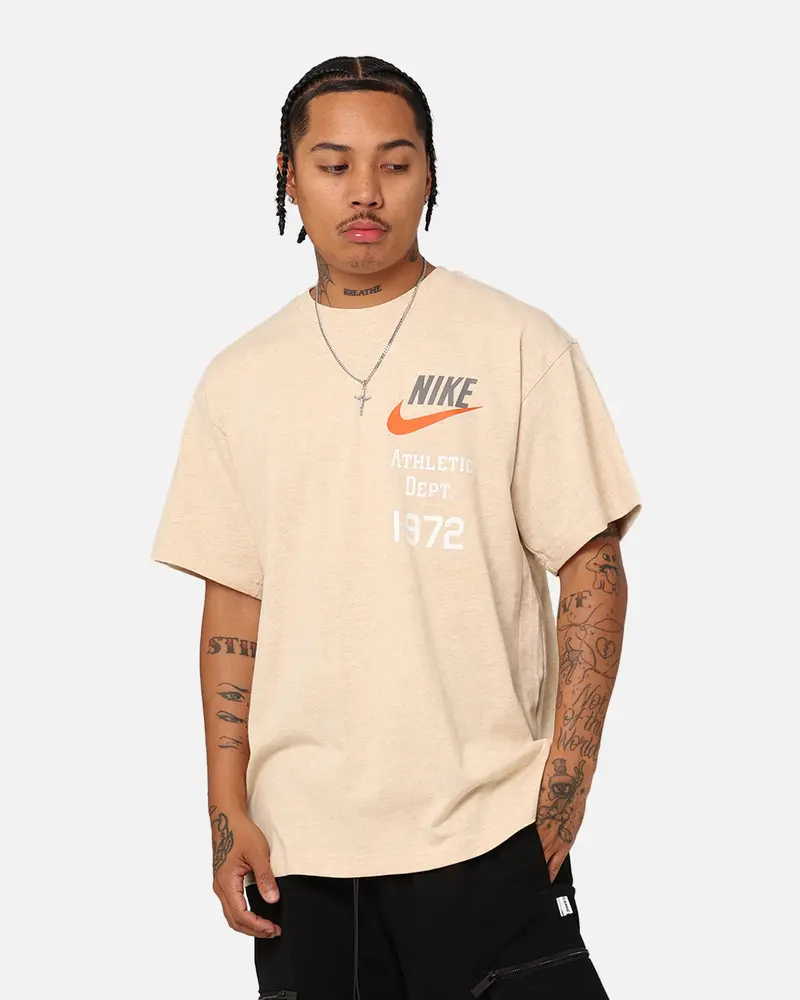Nike Sportswear Knit Lightweight T-Shirt Sesame 1