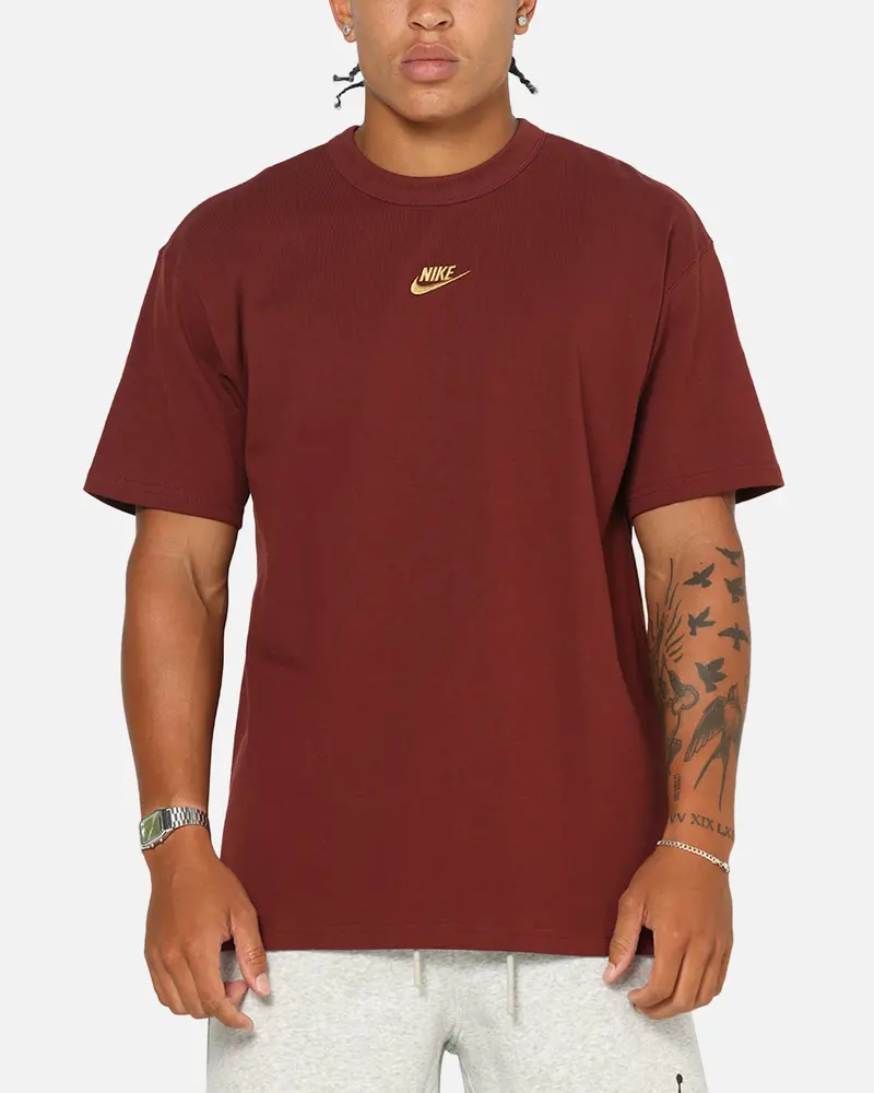 Nike Sportswear Premium Essentials Sustainable T-Shirt Dark Team Red/Gold 1