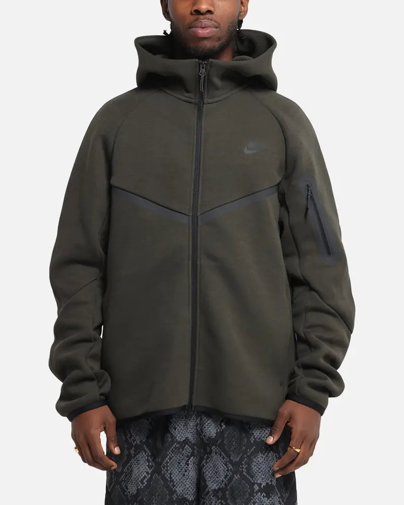 Nike Sportswear Tech Fleece Windrunner Full-Zip Hoodie Jacket Black 1