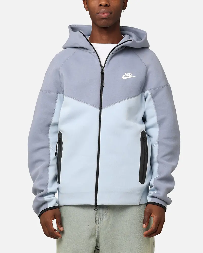 Nike Sportswear Tech Fleece Windrunner Full-Zip Hoodie Jacket Light Armoury Blue 1