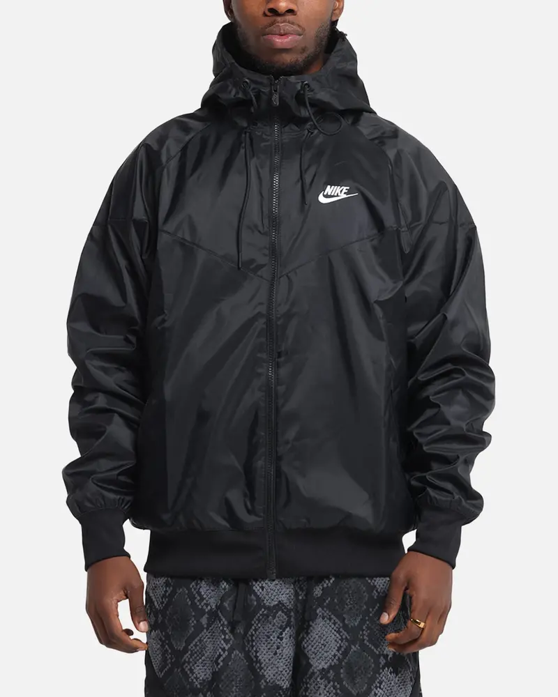 Nike Sportswear Windrunner Woven Hooded Jacket Black/White 1