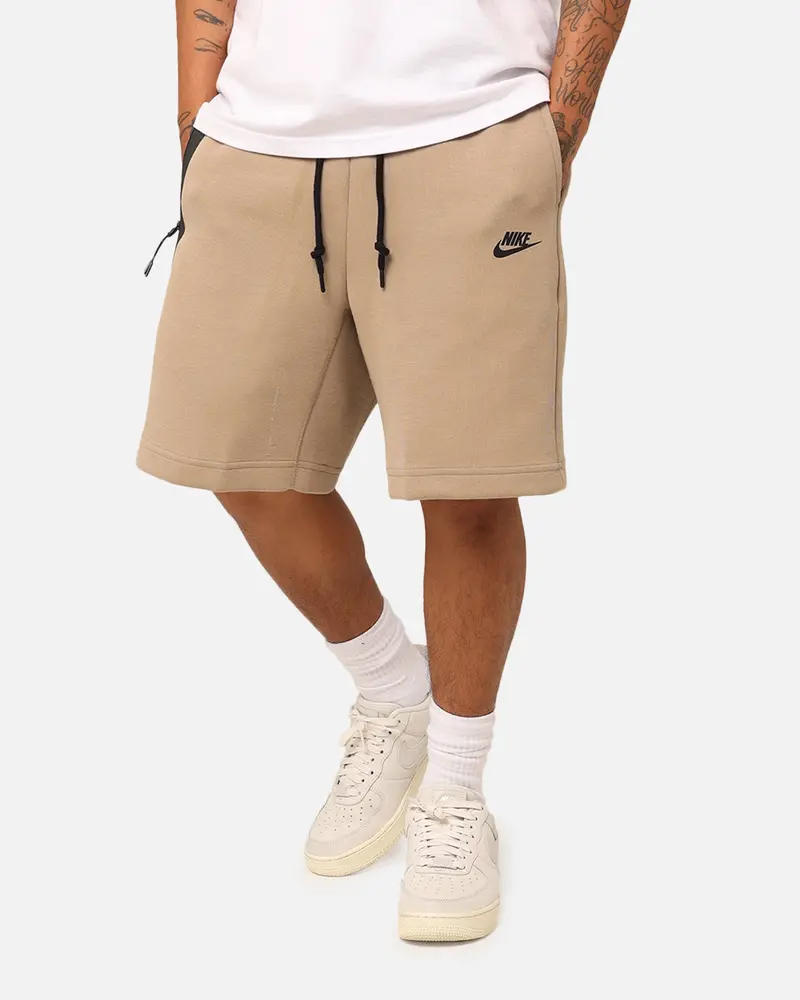 Nike Tech Fleece Shorts Khaki/Black 1