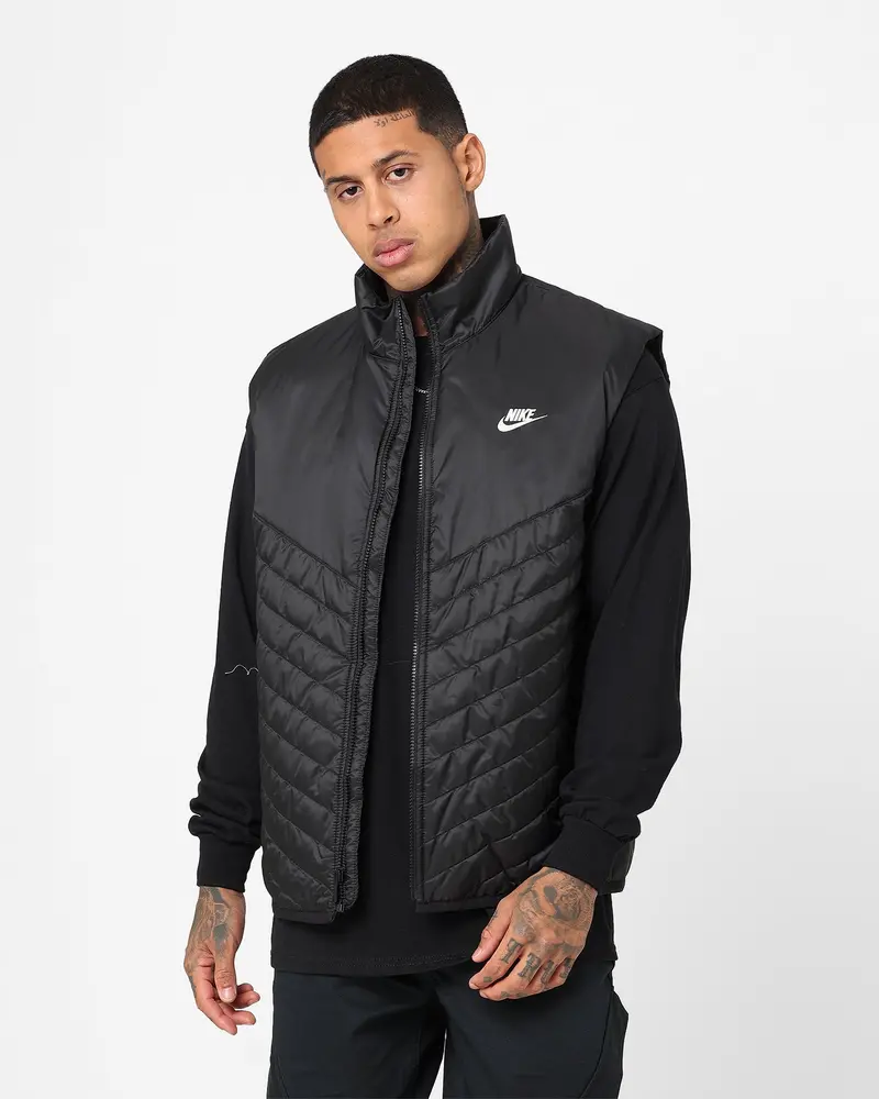 Nike Therma-Fit Windrunner Midweight Puffer Vest Black/Black/Sail 1