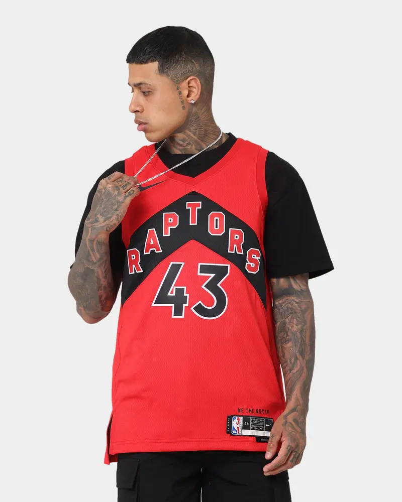 Nike Toronto Raptors Pascal Siakam #43 Dri-Fit Nba Swingman Jersey University Red 1