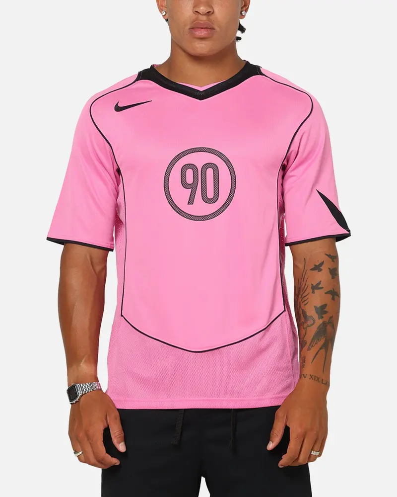 Nike Total 90 Soccer T-Shirt Playful Pink/Black 1