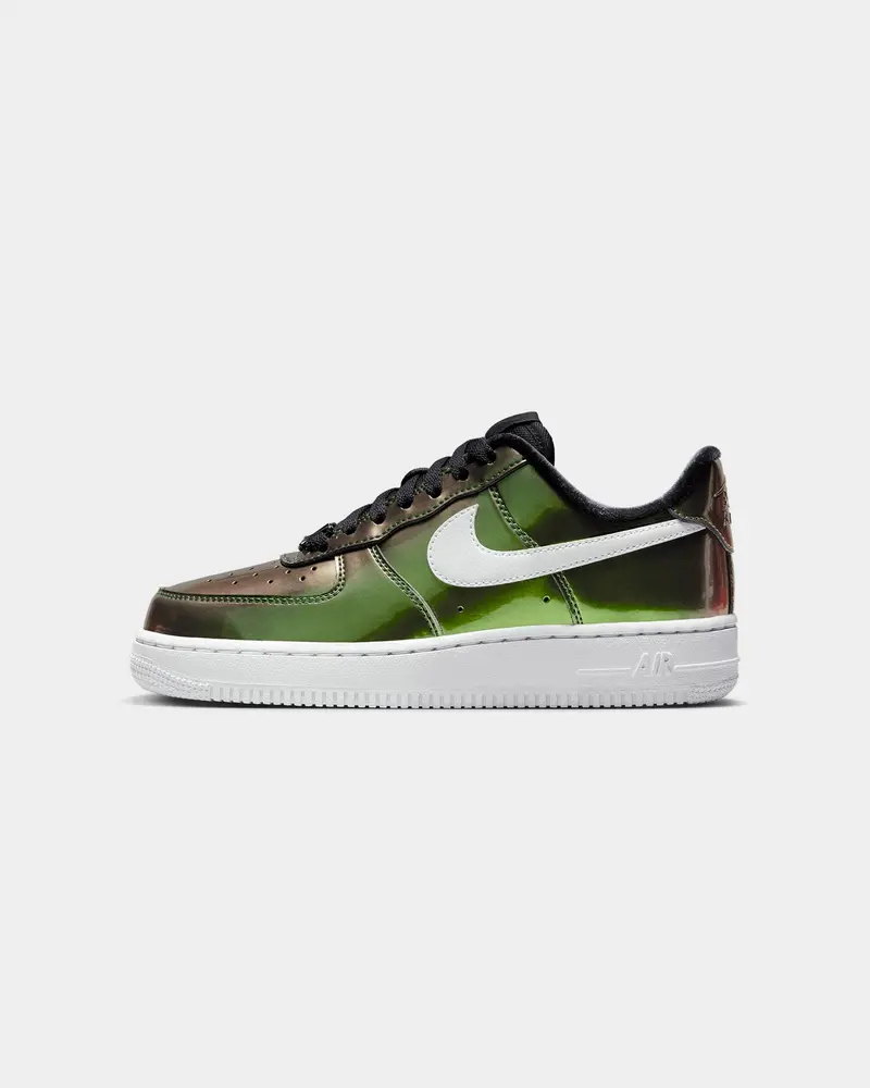 Nike Women's Air Force 1 '07 Lv8 "Iridescent" Black/White 1