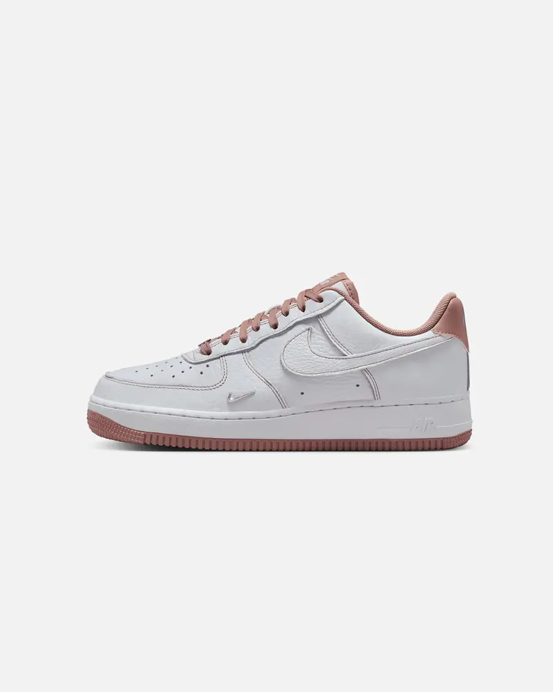 Nike Women's Air Force 1 '07 "Mini Jewel" White/Pink 1