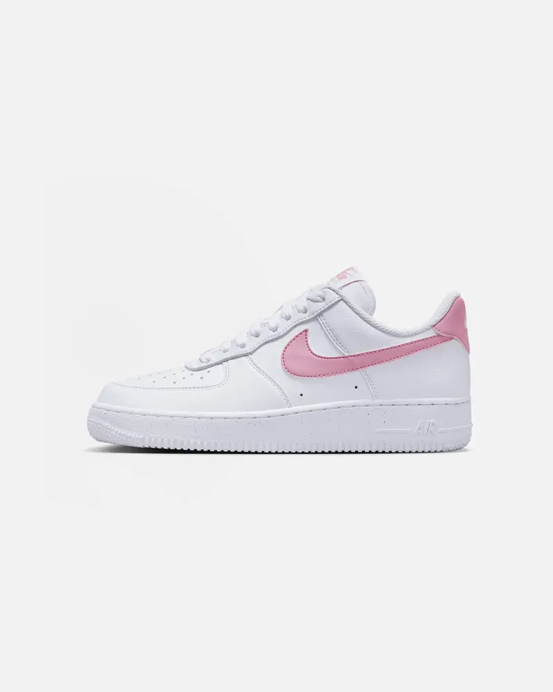 Nike Women's Air Force 1 '07 Next Nature White/Pink 1