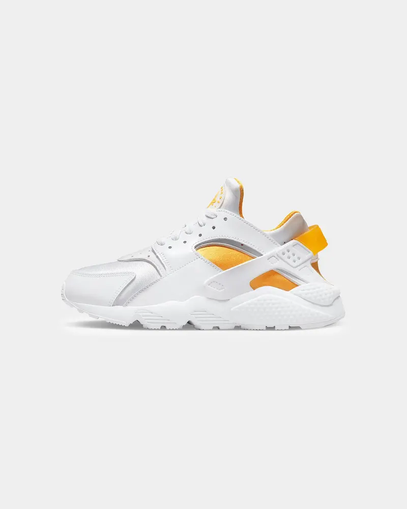 Nike Women's Air Huarache  White/University Gold 1