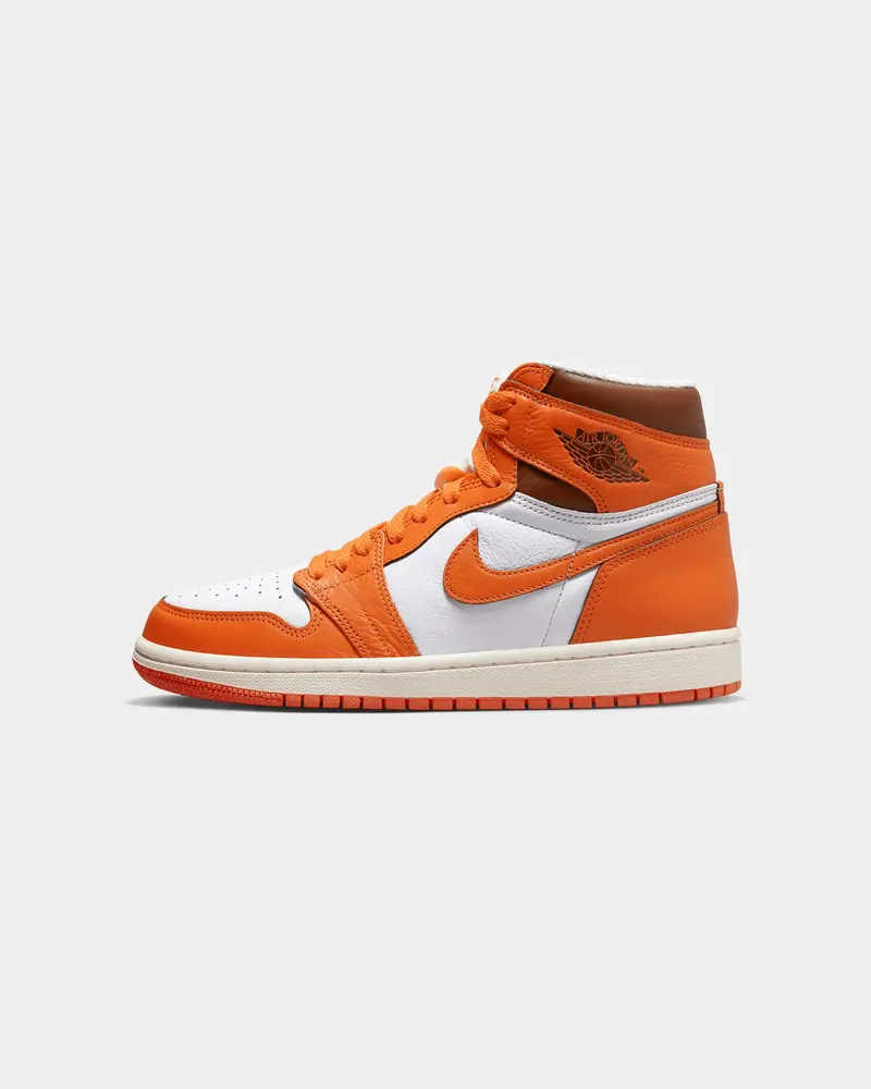 Nike Women's Air Jordan 1 Retro Hi Og "Starfish" White/Starfish/Cacao Wow 1