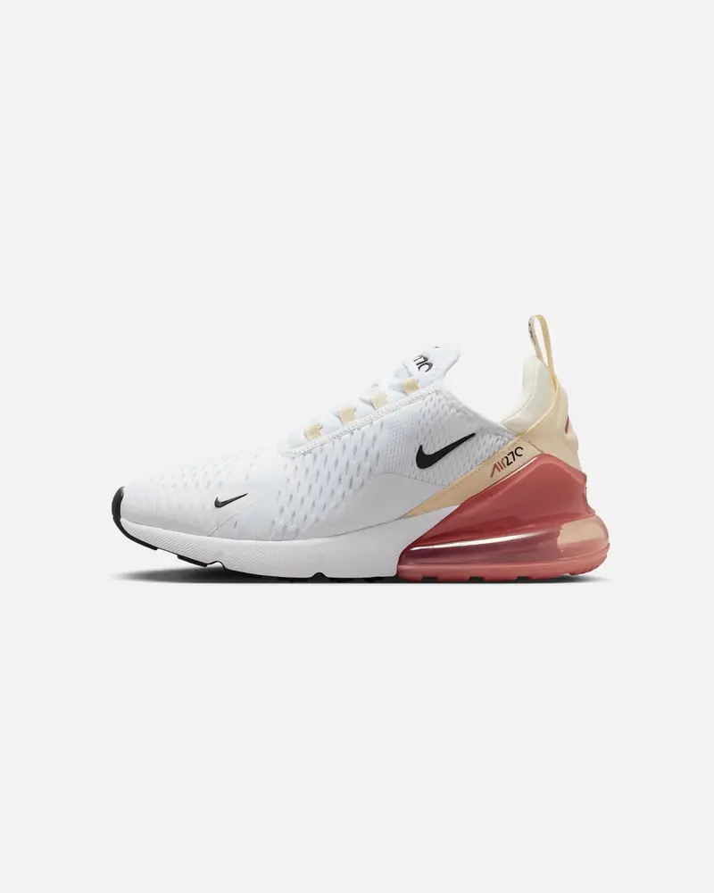 Nike Women's Air Max 270 White/Black- Pale Ivory 1