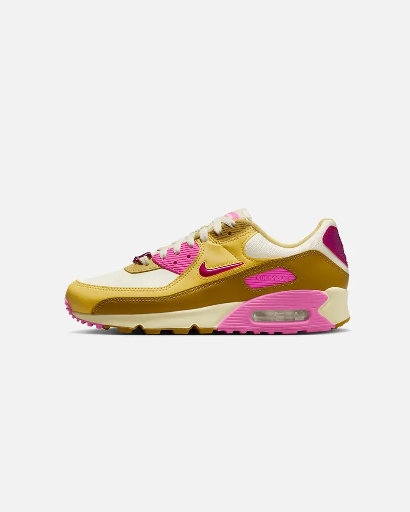 Nike Women's Air Max 90 Se Coconut Milk/Playful Pink 1