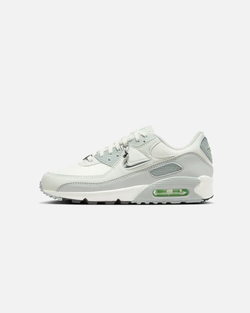 Nike Women's Air Max 90 Se Next Nature "Molten Metal" Sail/Metallic Silver 1