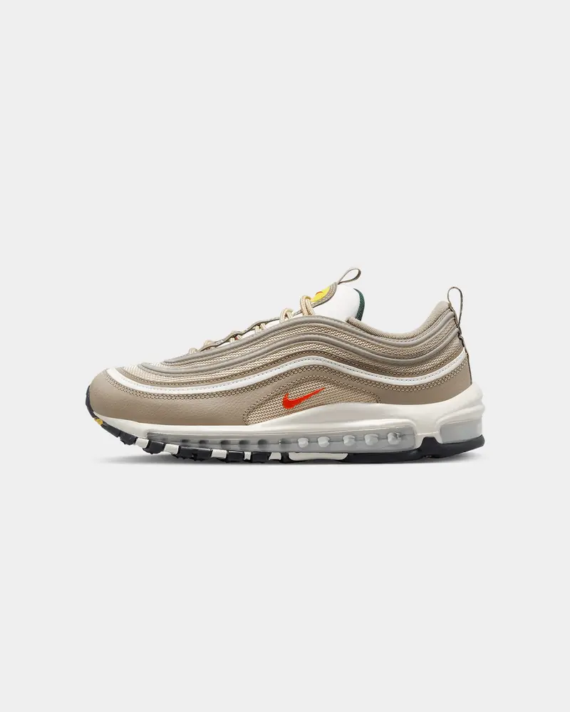 Nike Women's Air Max 97 Se Khaki/Picante Red/Sesame Sail 1