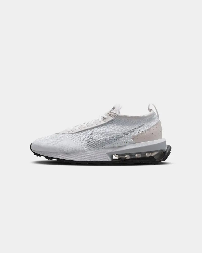Nike Women's Air Max Flyknit Racer White/Platinum 1