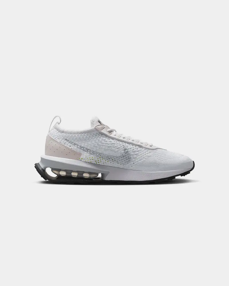 Nike Women's Air Max Flyknit Racer White/Platinum 4