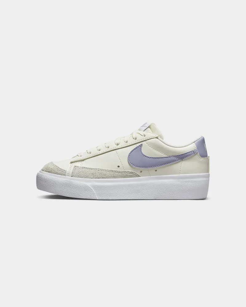 Nike Women's Blazer Low Platform Sail/Indigo Haze 1