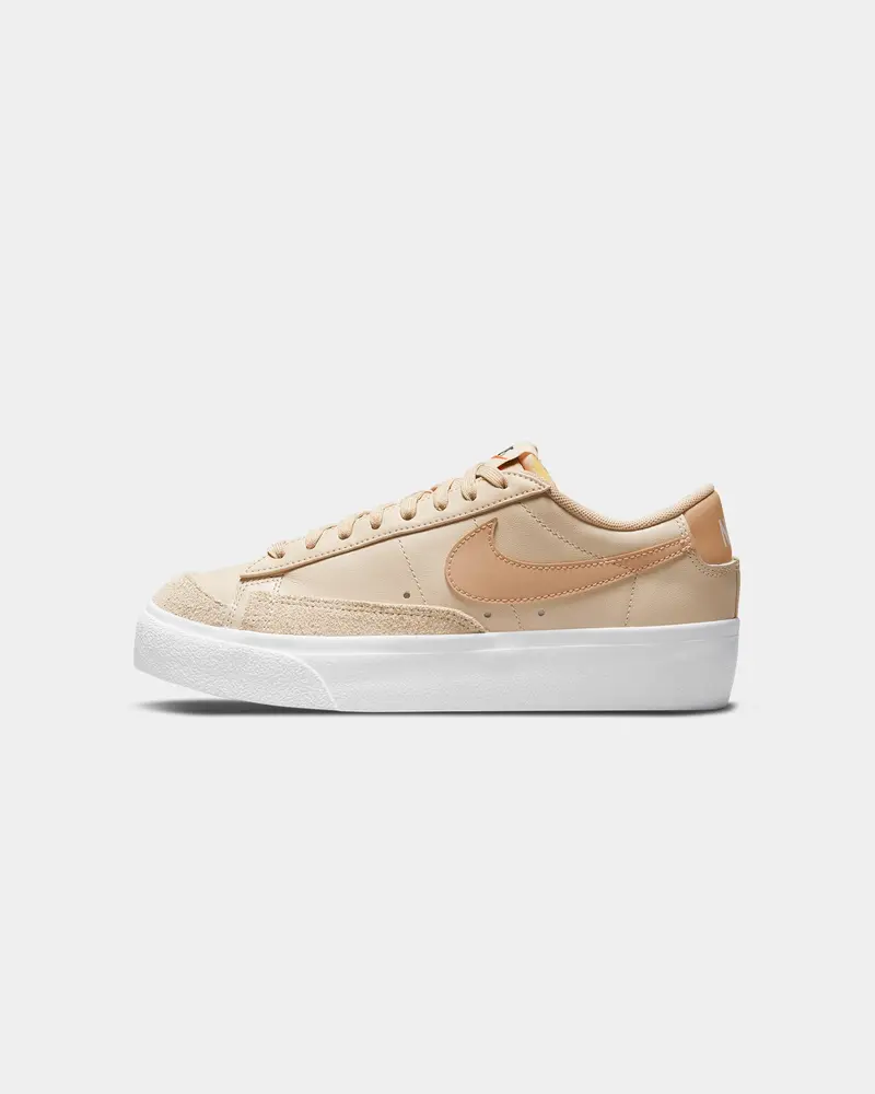 Nike Women's Blazer Low Platform Sanddrift/Hemp-Sanddrift/Black 1