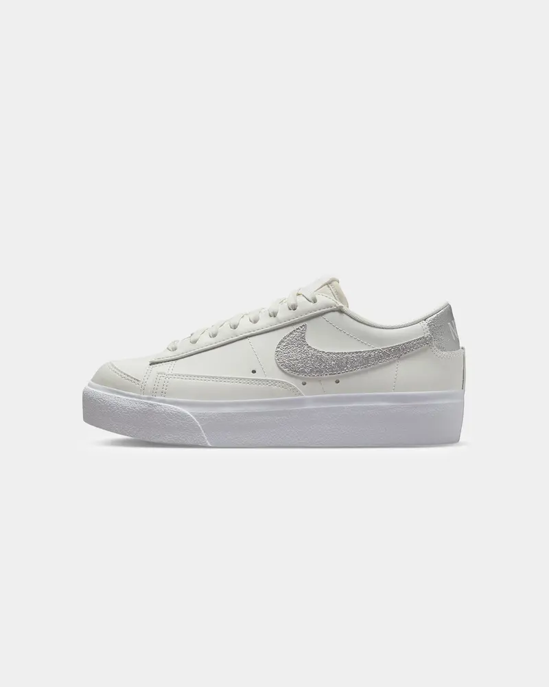 Nike Women's Blazer Low Platform Summit White/Metallic 1