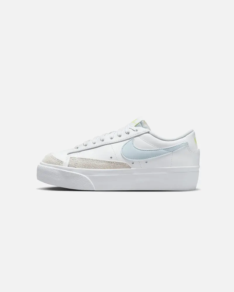 Nike Women's Blazer Low Platform White/Blue Tint 1