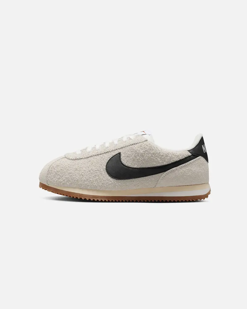 Nike Women's Cortez Vintage Suede Summit White/Black 1