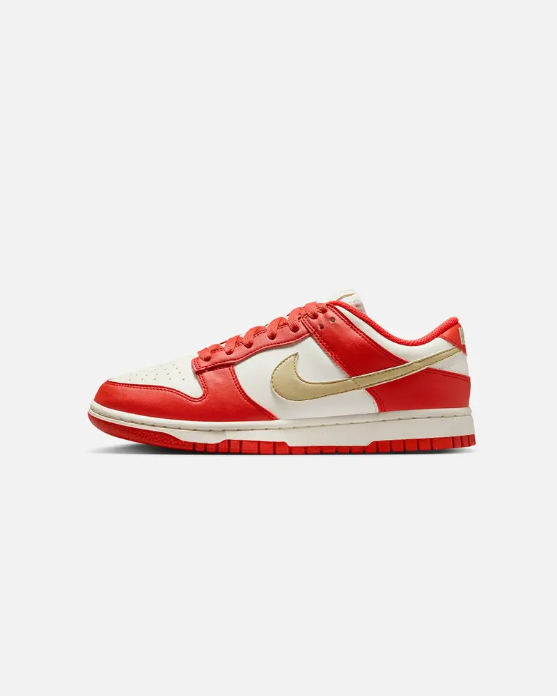 Nike Women's Dunk Low Next Nature "Light Crimson" Lt Crimson/Team Gold-Sail 1