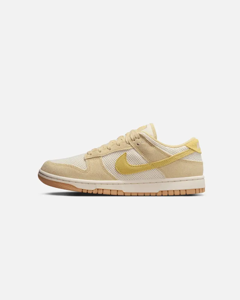 Nike Women's Dunk Low Next Nature Se "Summer" Team Gold/Soft Yellow-Pale Ivory 1