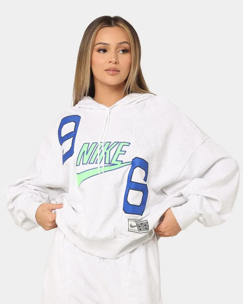 Nike Women's Nike Sportswear Circa 96 Fleece Hoodie Birch Heather 1