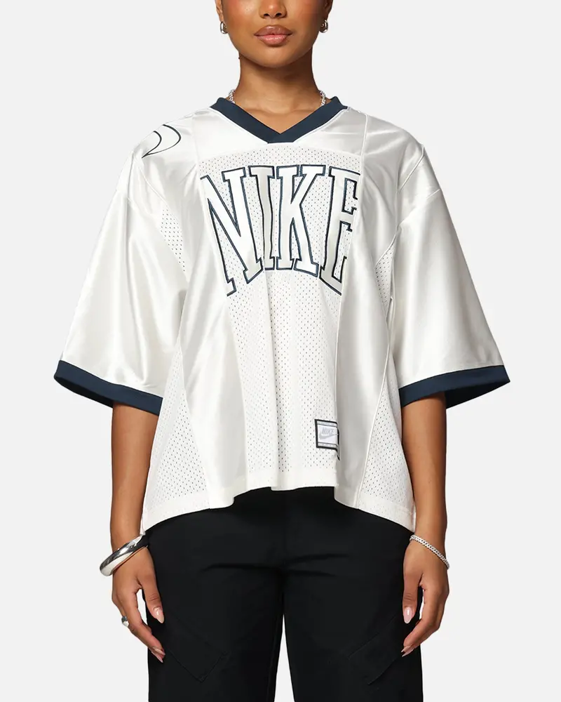 Nike Women's Oversized Graphic Jersey Sail 1