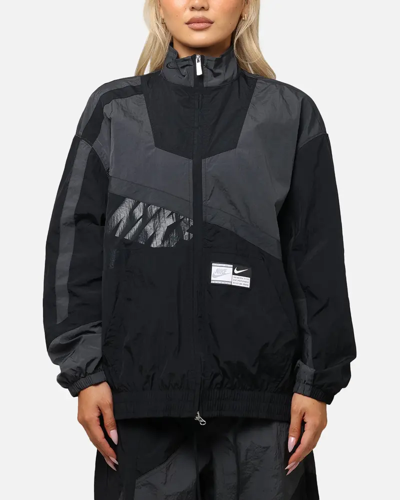 Nike Women's Oversized Street Woven Jacket Anthracite/Black 1