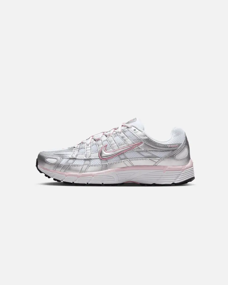 Nike Women's P-6000 White/Metallic 1