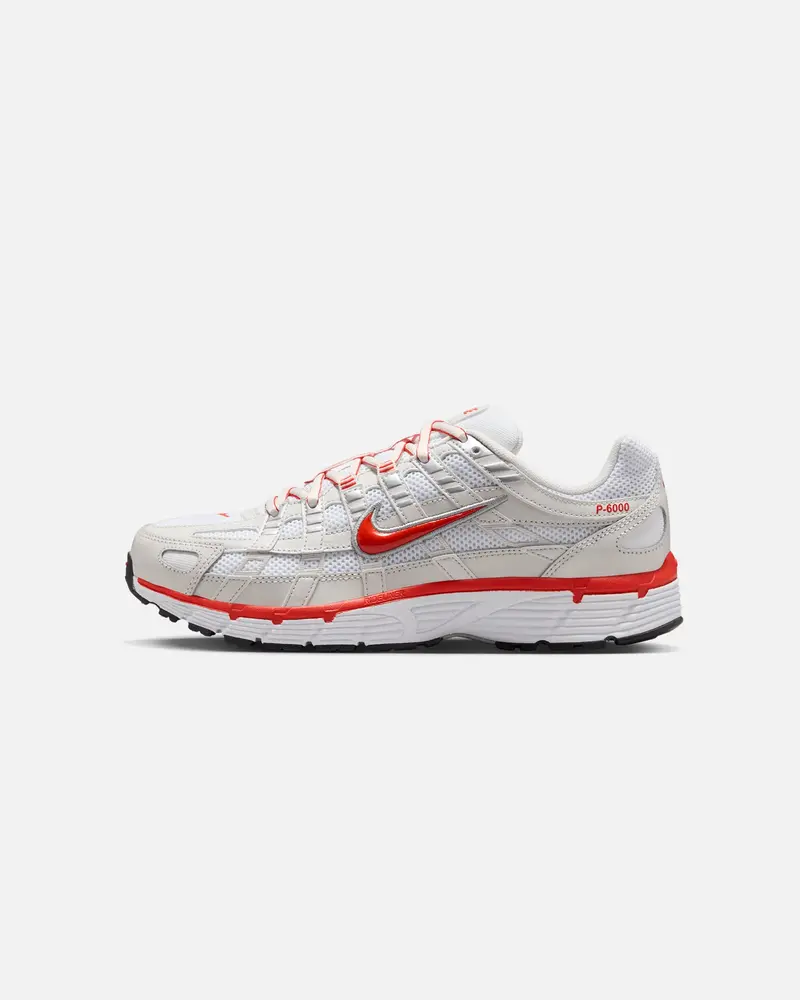 Nike Women's P-6000 White/Picante Red 1
