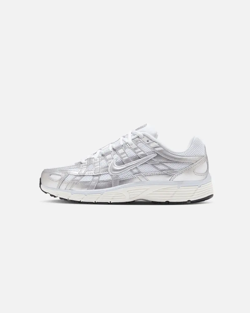 Nike Women's P-6000 White/Silver 1