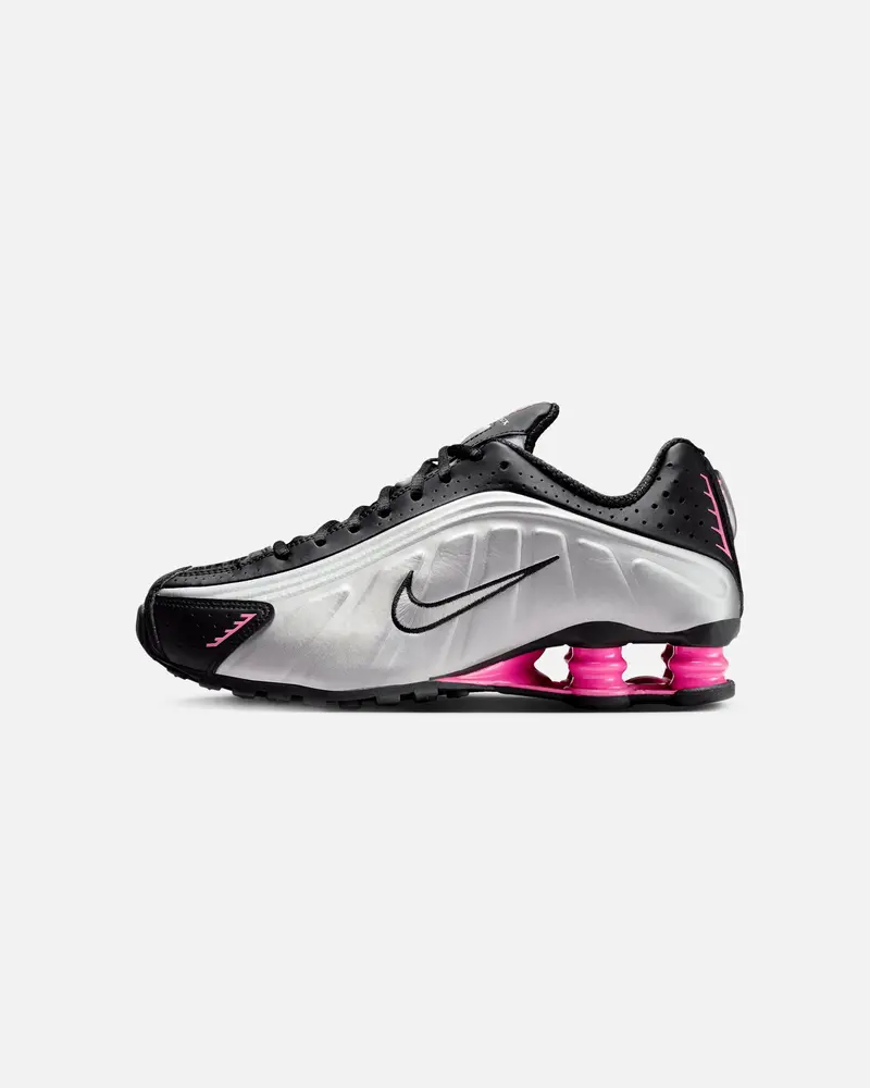 Nike Women's Shox R4 Black/Metallic 1