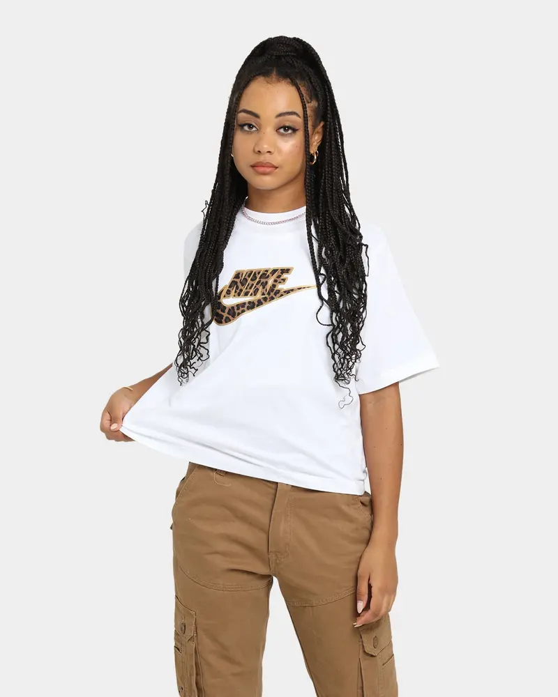 Nike Women's Sportswear Boxy T-Shirt White 1