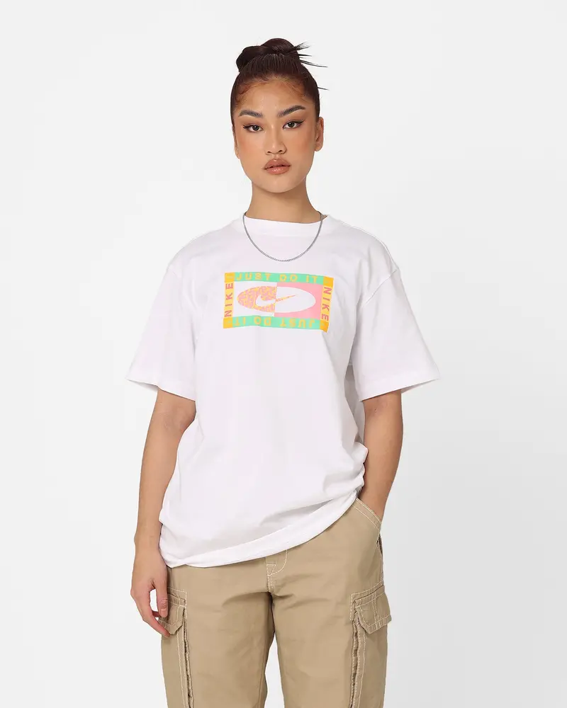 Nike Women's Sportswear Boyfriend T-Shirt White 1