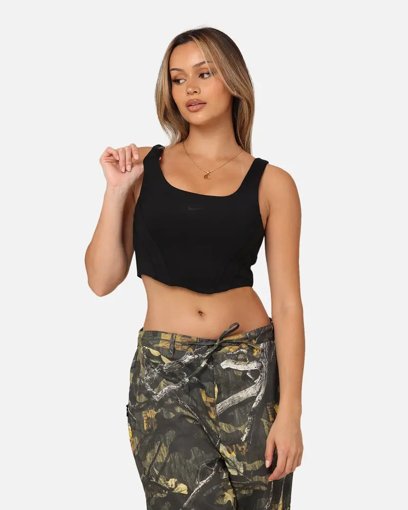 Nike Women's Sportswear Corset Bra Black/Black 1