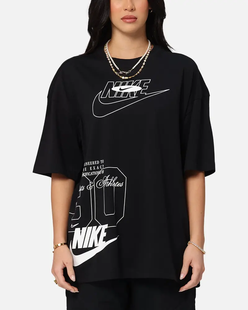 Nike Women's Sportswear Dance Oversized T-Shirt Black 1