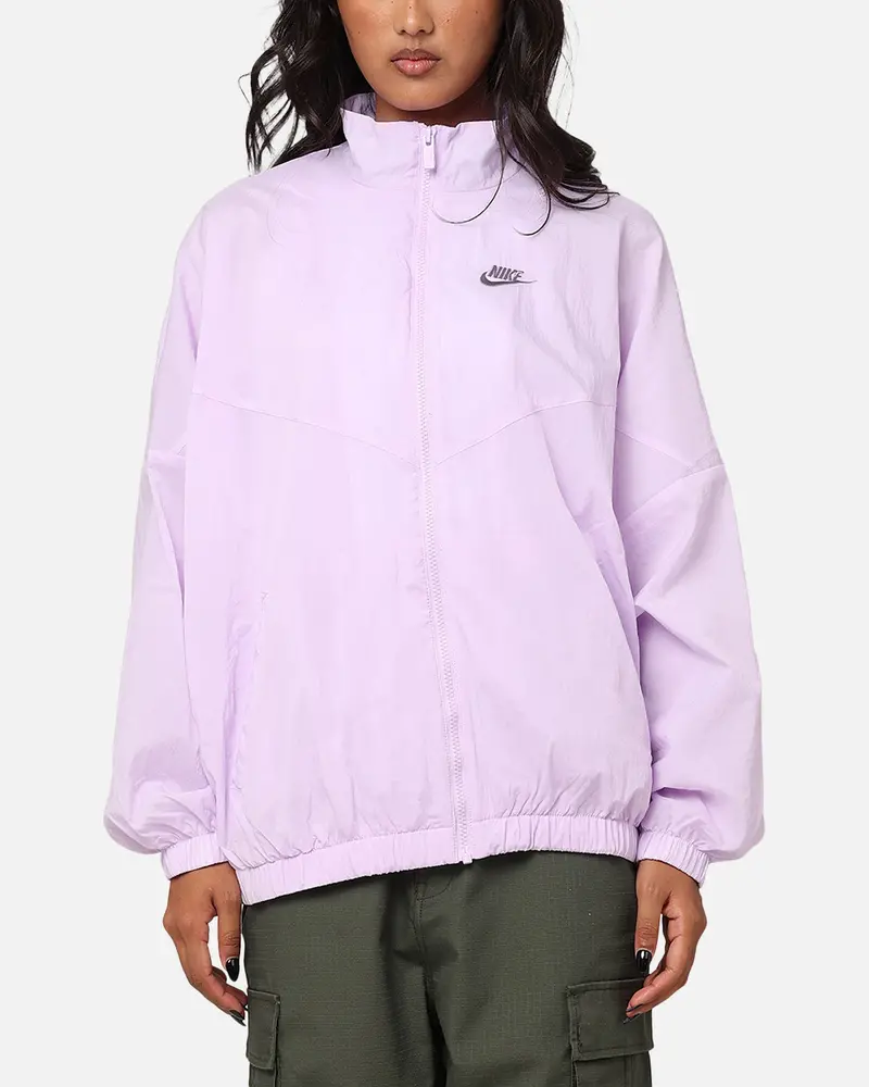 Nike Women's Sportswear Essential Woven Windrunner Jacket Violet Mist/Violet Mist-Daybreak 1