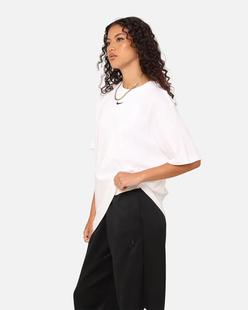 Nike Women's Sportswear Essentials T-Shirt White/Black 6