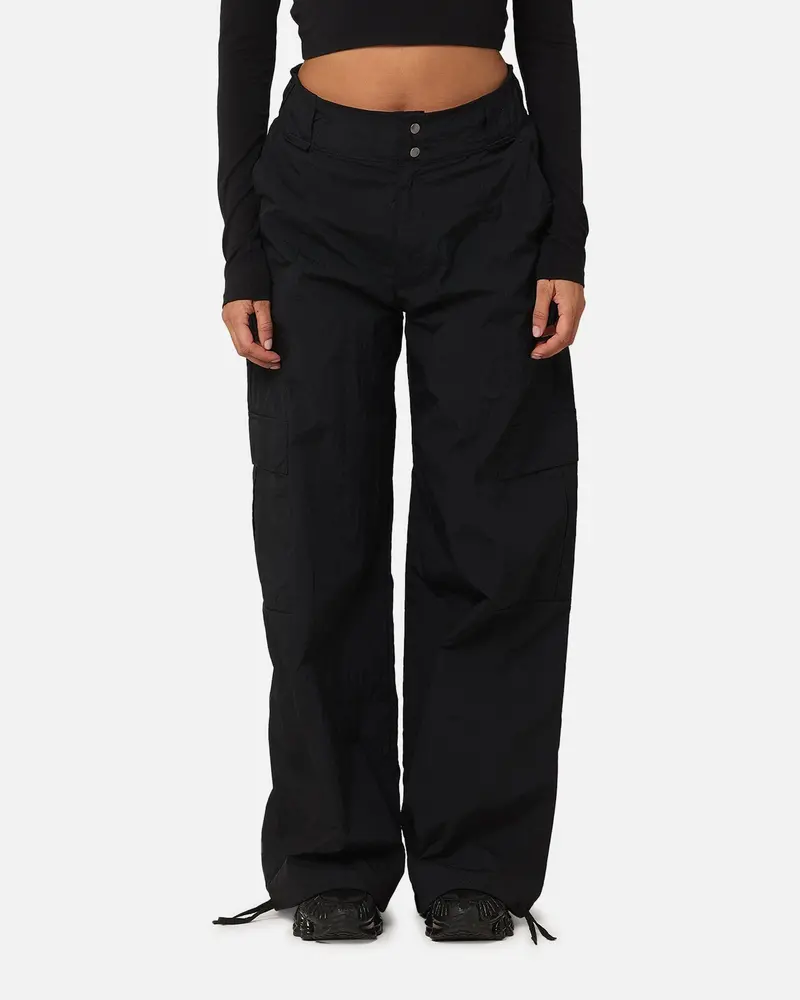 Nike Women's Sportswear High Waisted Woven Cargo Pants Black/White 1