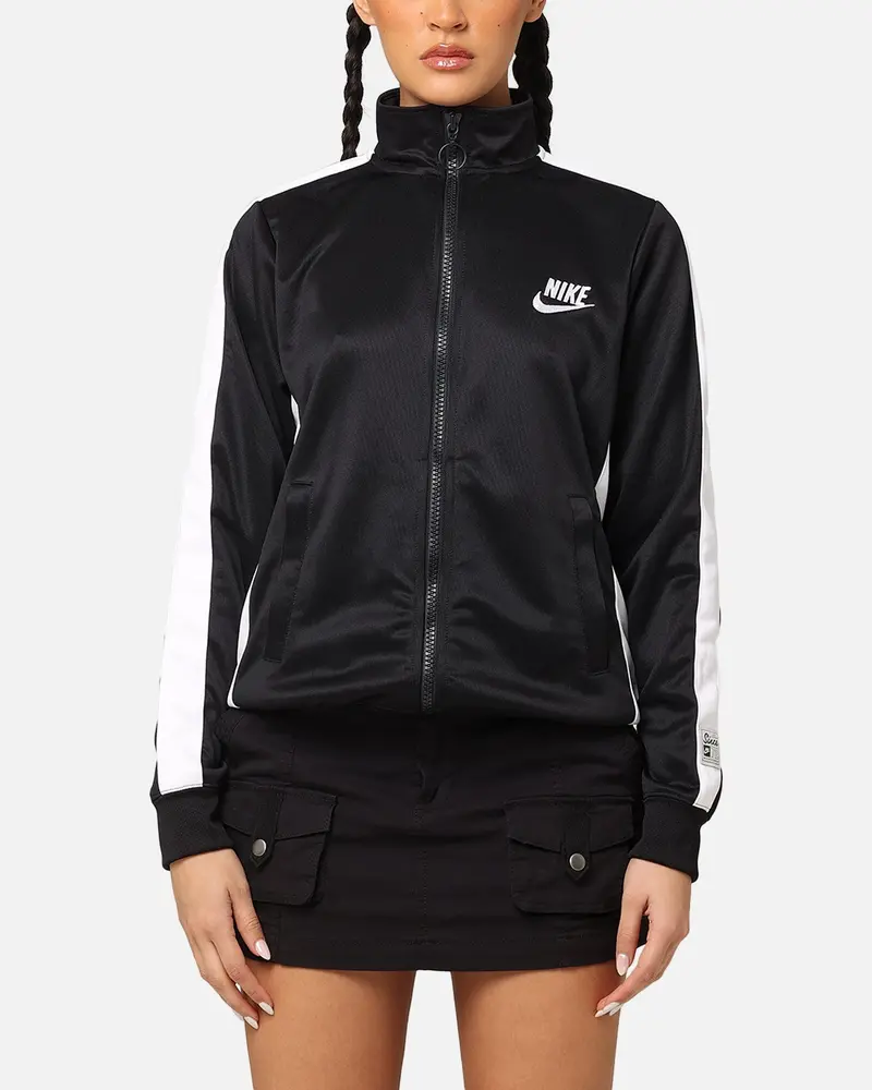Nike Women's Sportswear Jacket Black/White/White 1